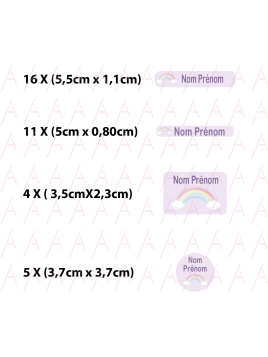 Arc en ciel (É.Thermocollante)