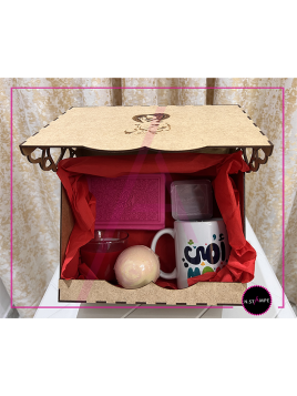 coffret en bois أمي حياتي