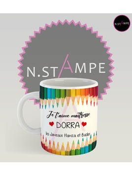 Mug je t'aime Maîtresse