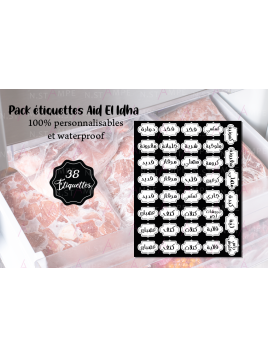 Pack étiquettes Aïd El Idha